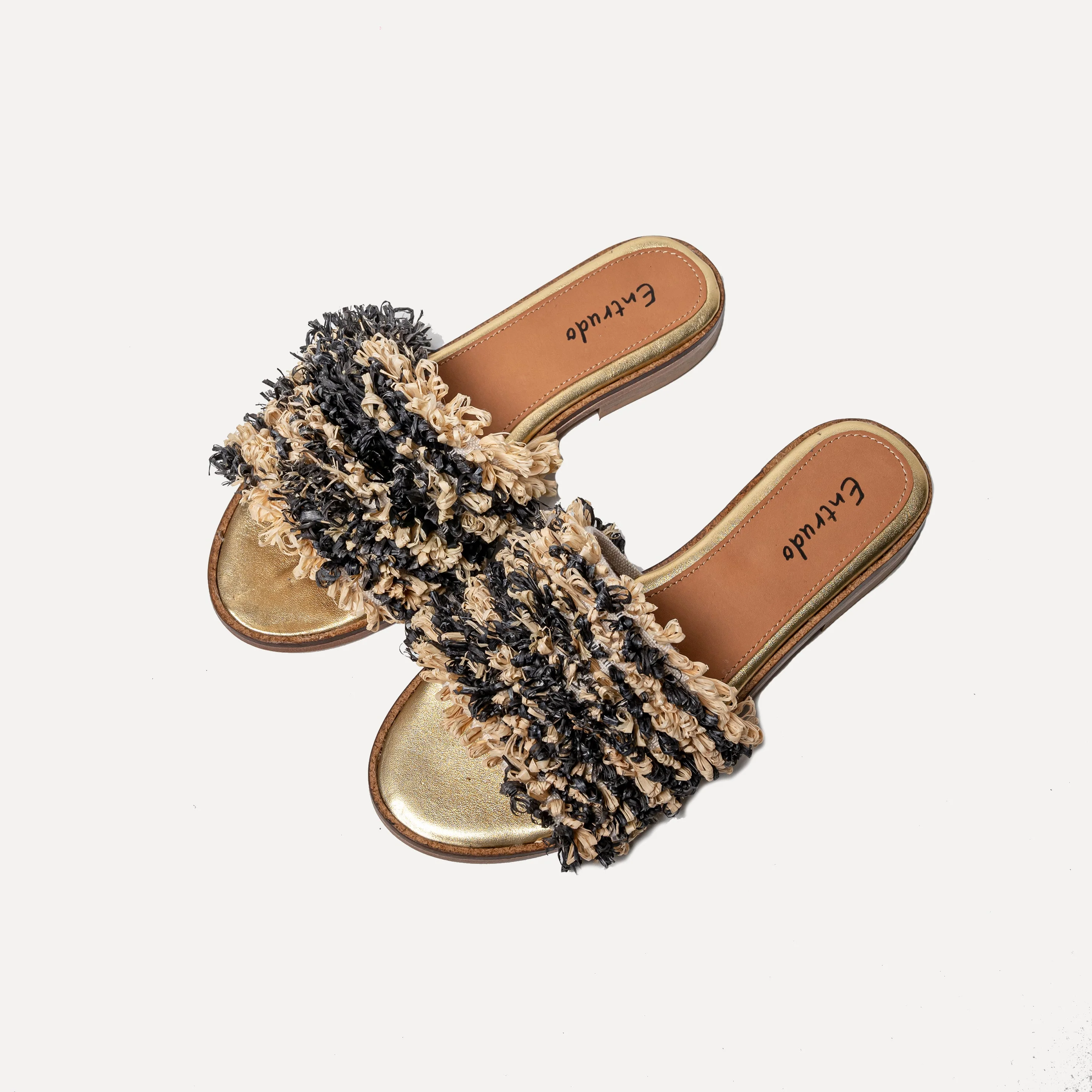 Entrudo | Flip Flops Baçal Raffia two-tone - Image 3