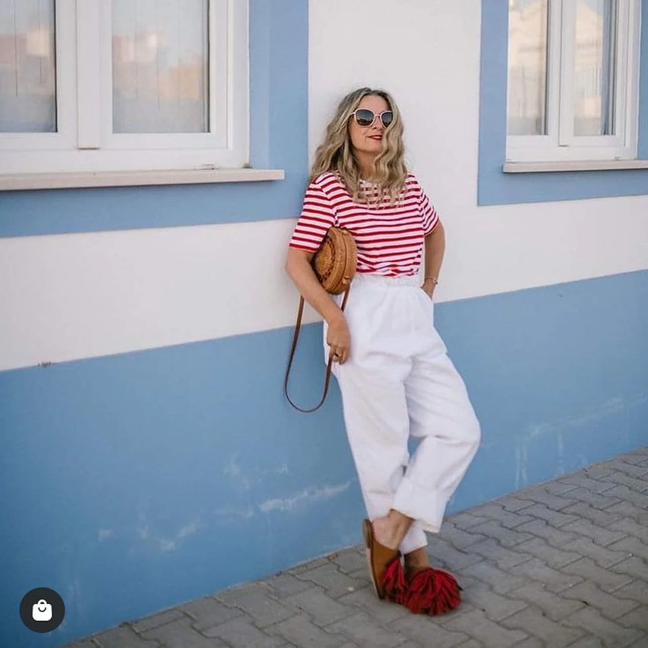 Entrudo | Burgas Slippers with wool fringes pink - Image 5