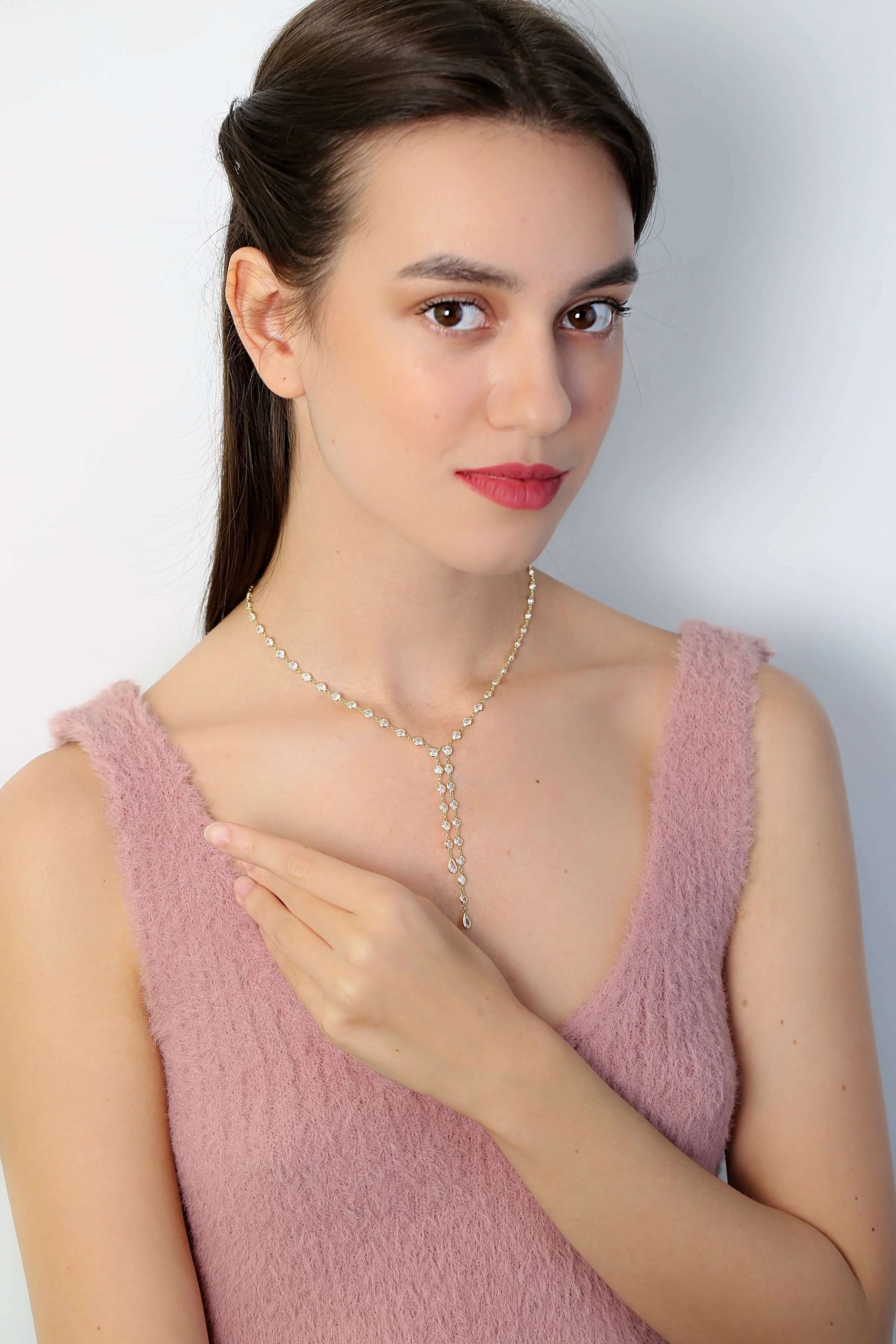 Choosy | The Queen Silver Gold Plated Chain Necklace - Image 3