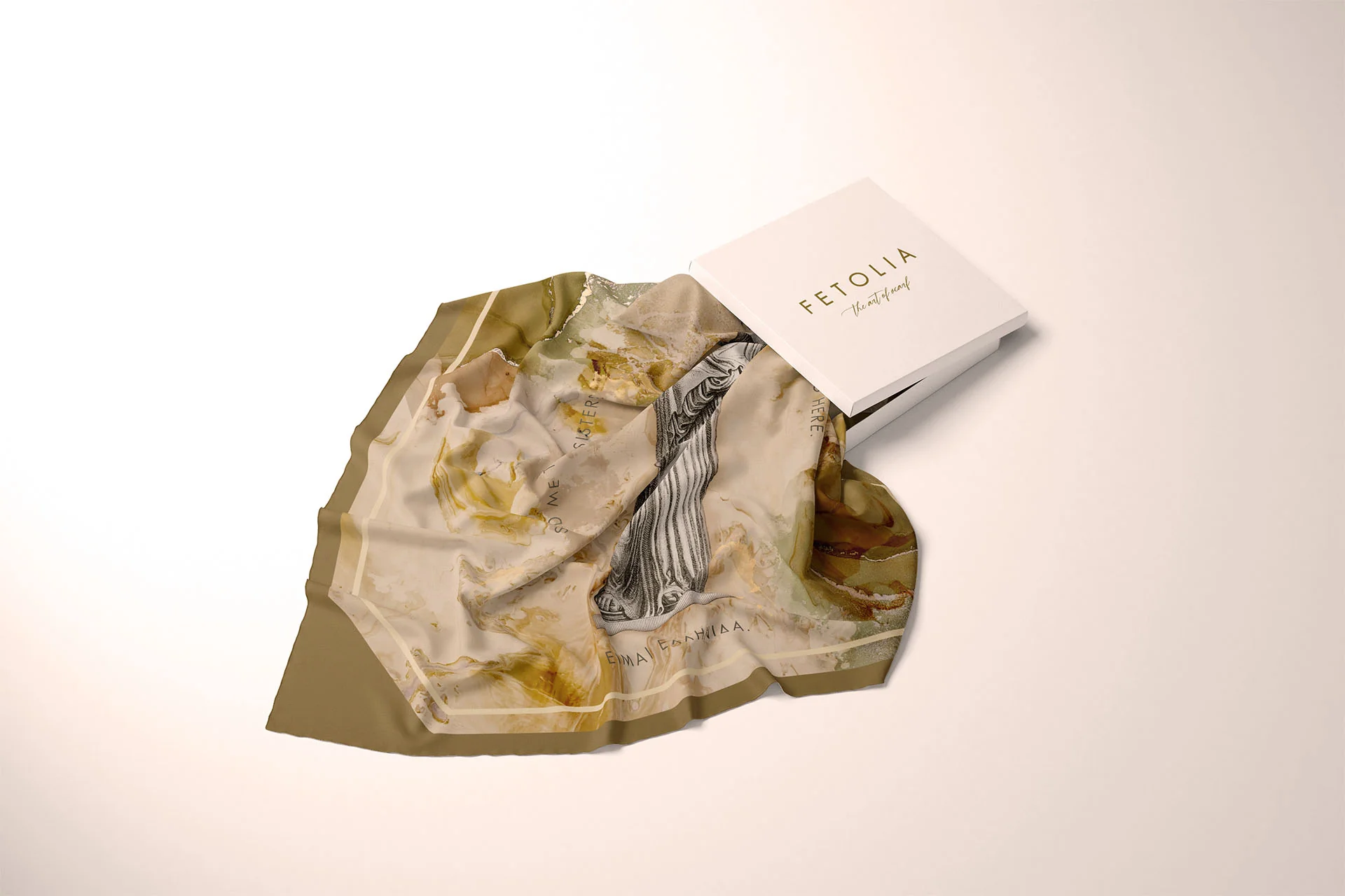 Fetolia | Caryatid – Beige Scarf - Image 4