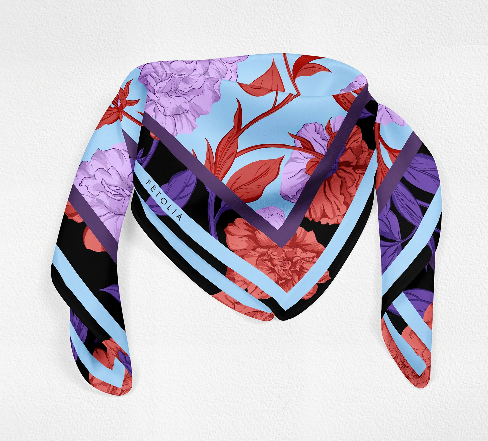 Fetolia | Paeonia – Black Scarf - Image 3