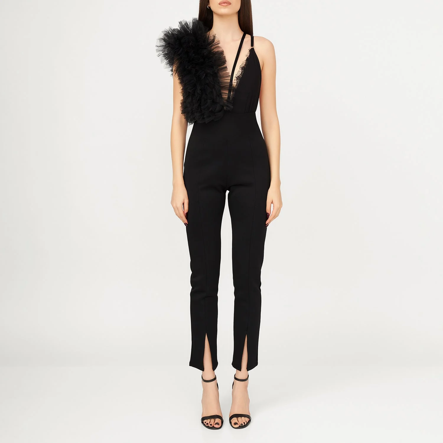 Liaaram | Lace Deconstructed Ruffled Bodysuit - Image 6