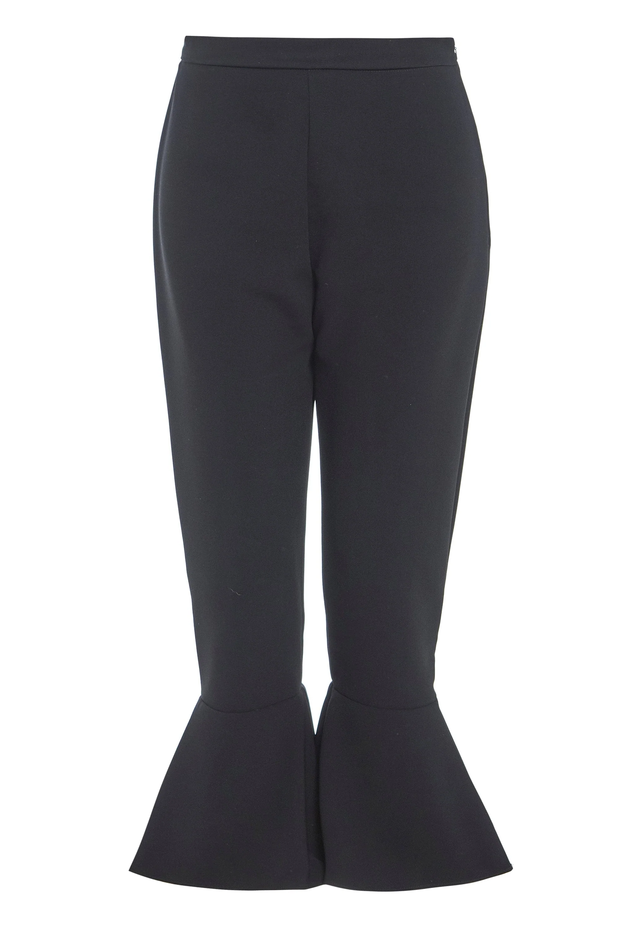 Sarvin | Ashlee Black Frill Hem Trousers - Image 7