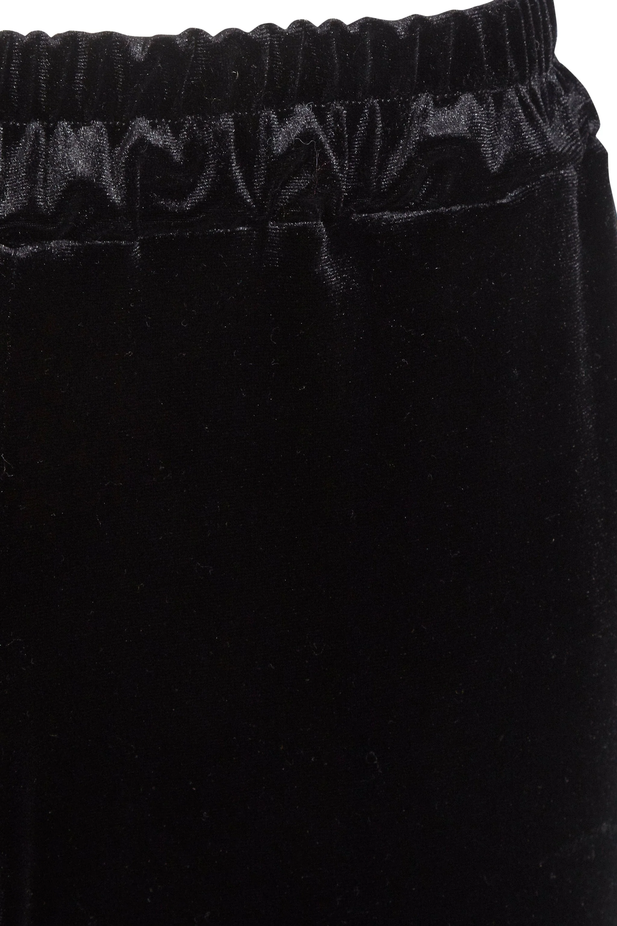 Sarvin | Raven Wide Leg Velvet Trousers - Image 6