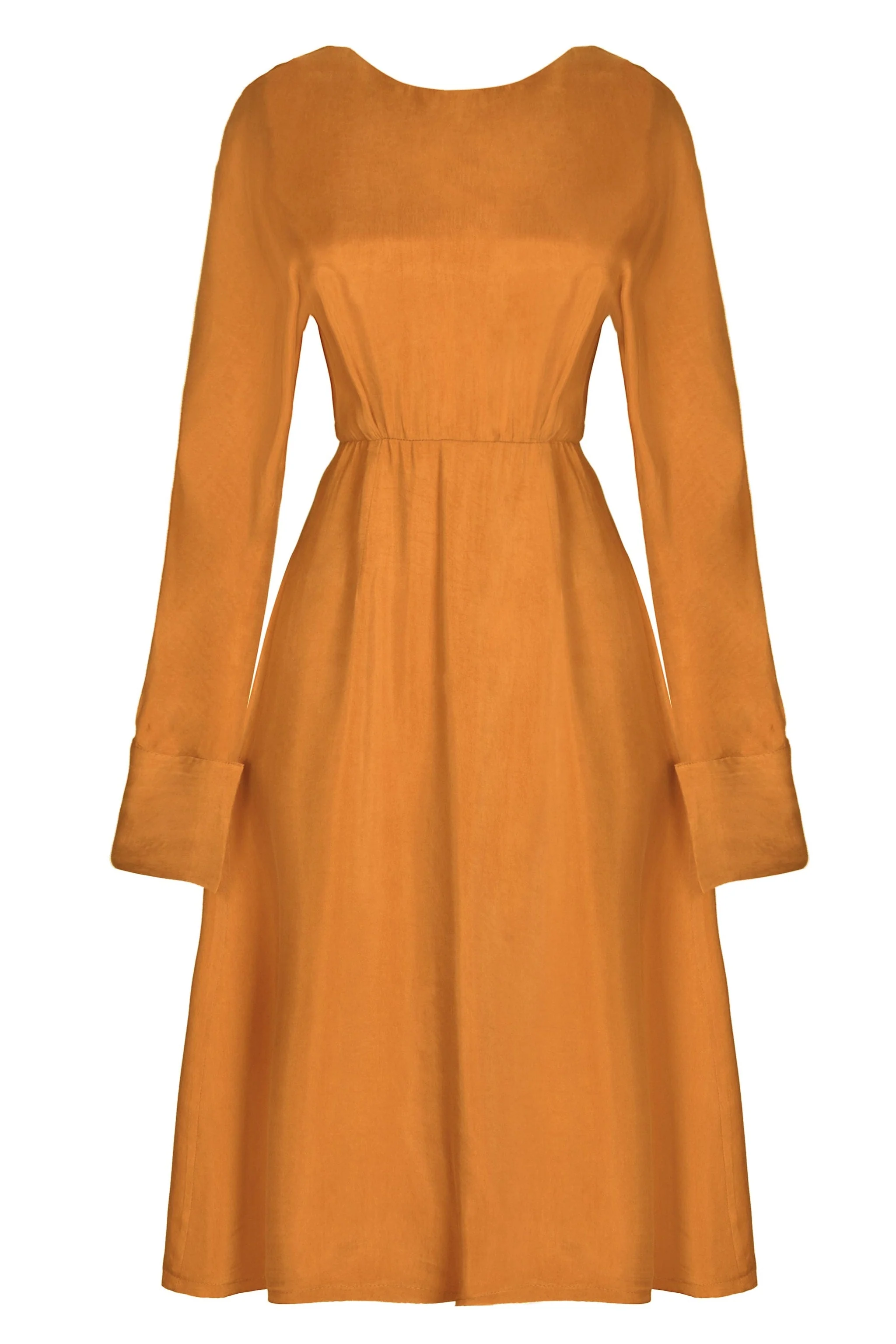 Sarvin | Shay Mustard Yellow Dress - Image 5
