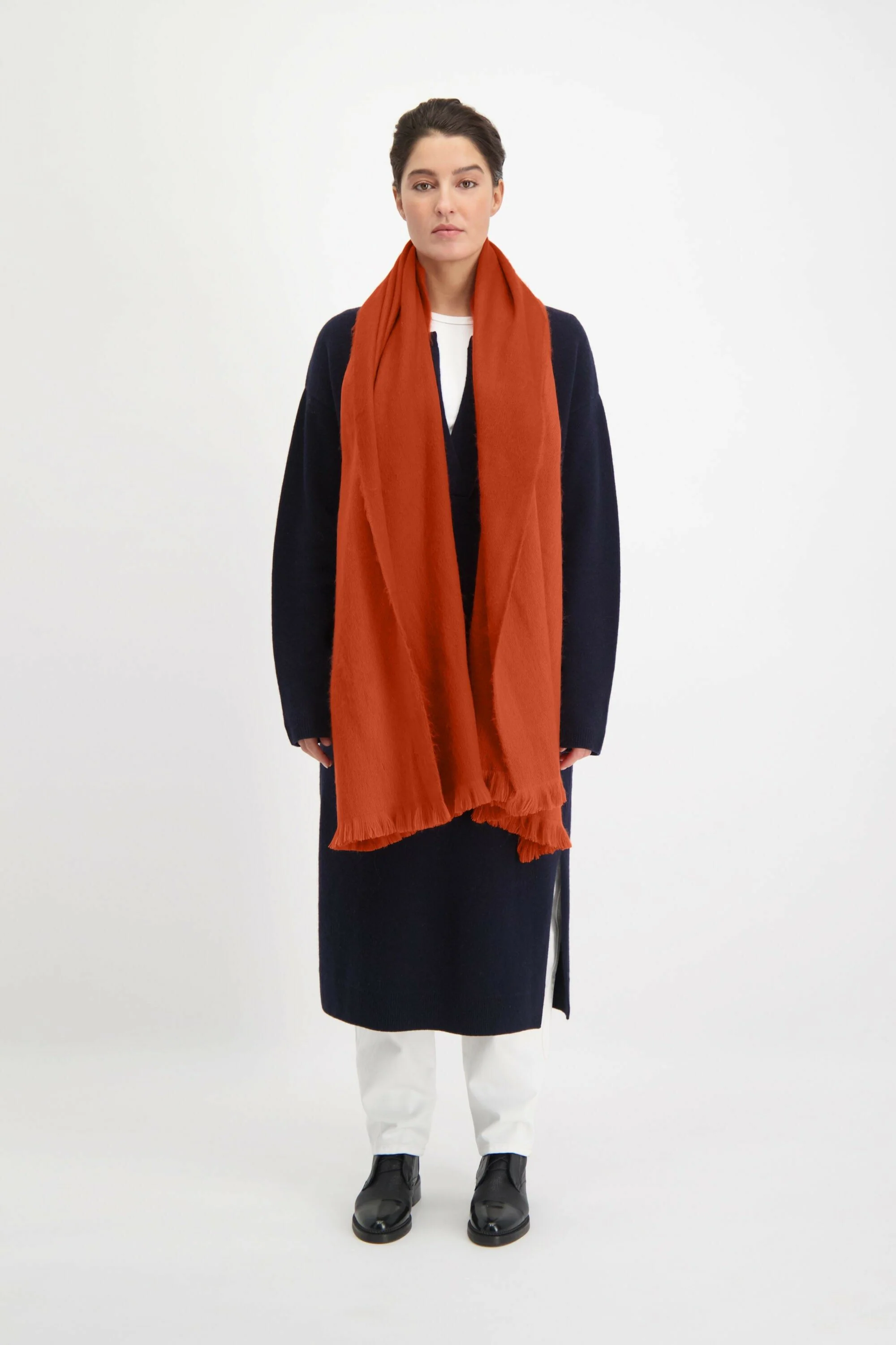 Alpaca Loca | Scarf Brick Red - Image 3