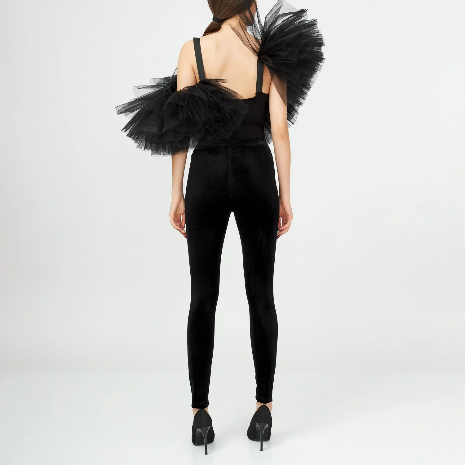 Liaaram | Signature Tulle-trimmed Bodysuit - Image 3