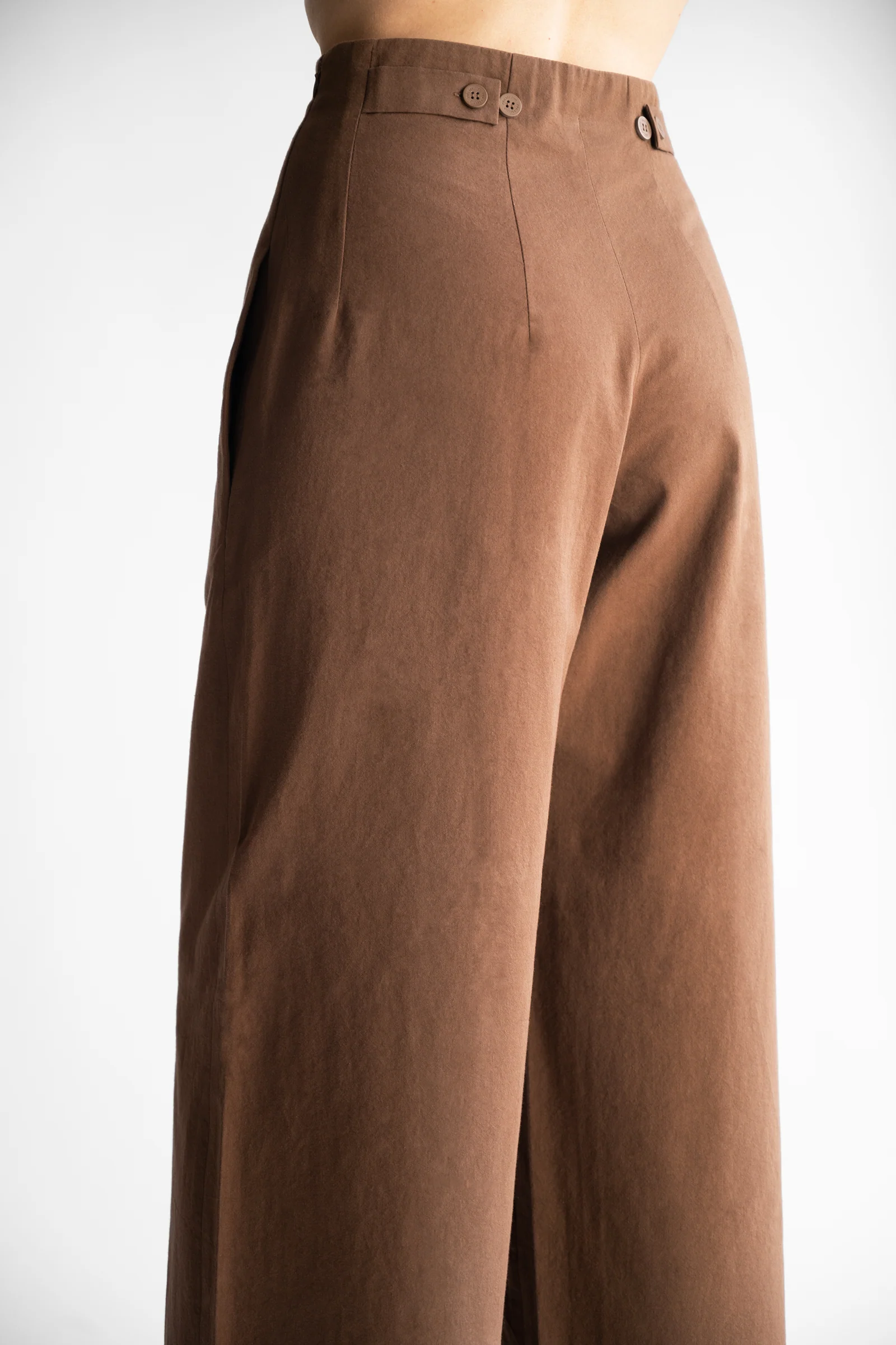 PBG studio | Wide Leg Cotton Trousers - Image 10