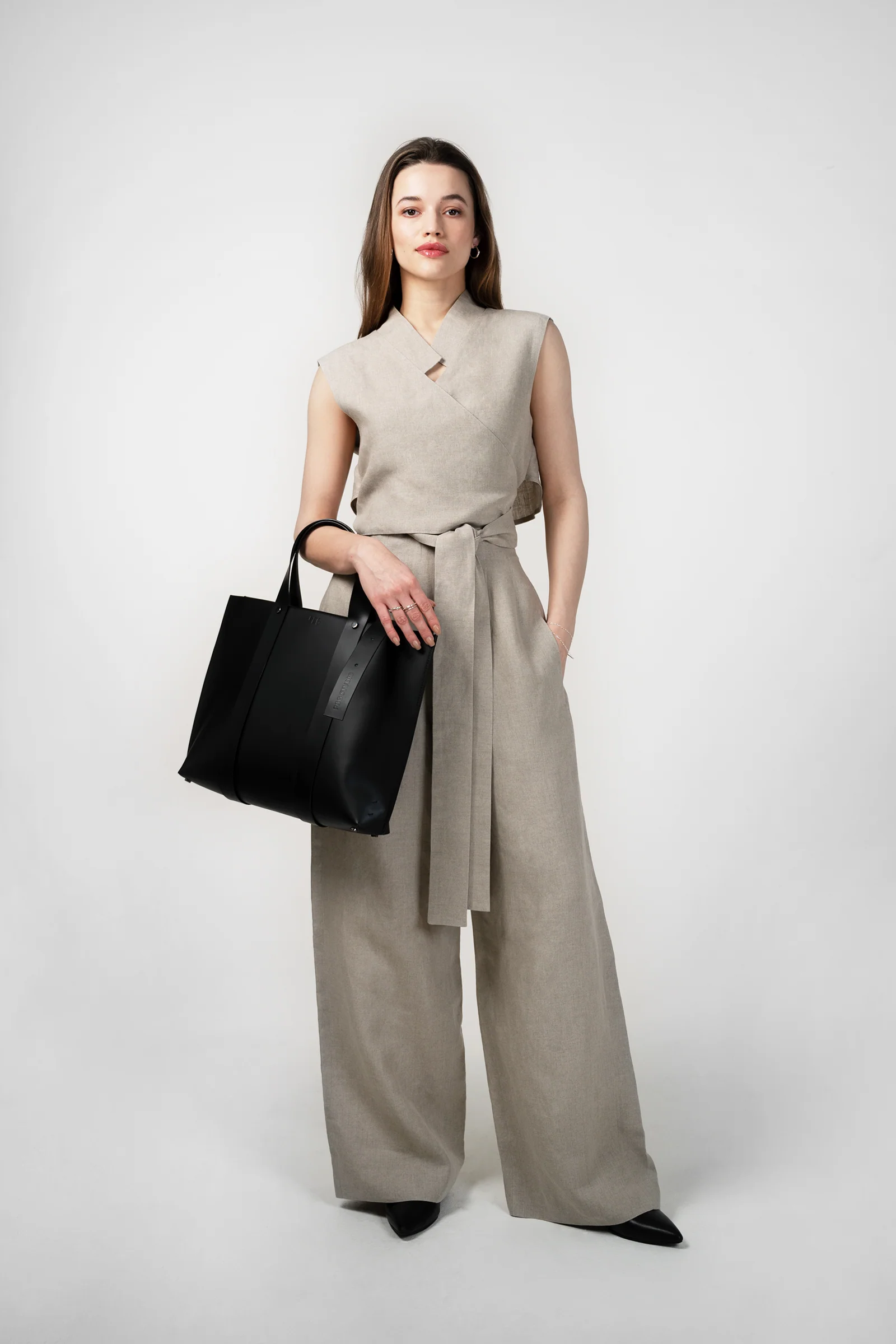 PBG studio | Wide Leg Linen Trousers - Image 90